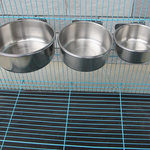 Buy Standard Quality China Wholesale Hanging Stainless Steel Cage Coop Hook  Cup Bird Parrot Feeding Cups Bowl Bird Water Food Dish Bird $0.68 Direct  from Factory at Wenzhou Wahopet Co.,Ltd