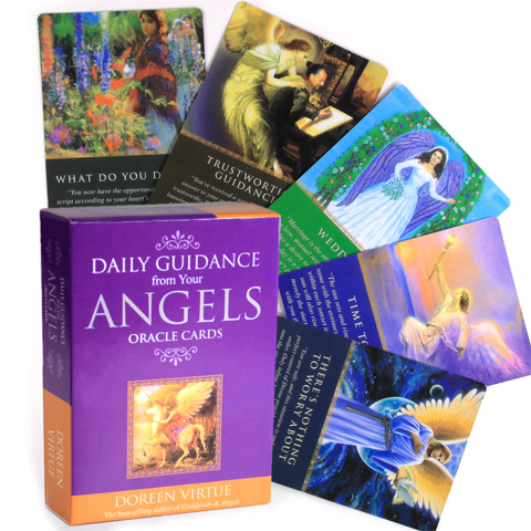 Neue Engels-Tarotkarten für Anfänger mit Anleitungsbuch, Kartenspiel, Brettspiel, Spielkarten
