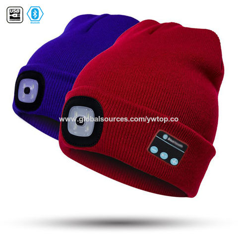 Led Wireless Beanie Bt Hats 
