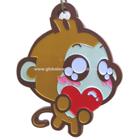 Cute Cartoon 3D Silicone High -Quality PVC Material Keychain, Suitable for  Boys and Girls