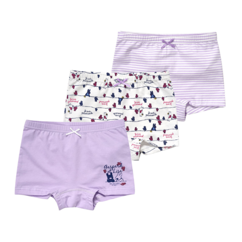 Mädchen Slips, Mädchen Unterhosen, Kinder Unterwäsche 3er Pack Boxershorts Niedlich Mode Bio-Baumwolle OEM for sale at factory direct price
