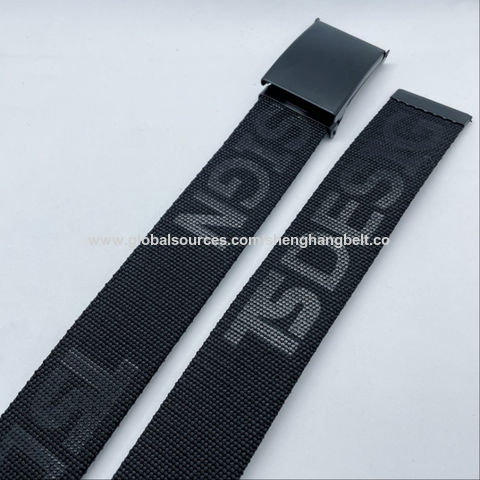 Ceinture noire tissu sale