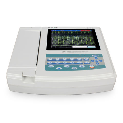 CONTEC Handheld Portable ECG Machine, ECG Monitor 12 lead 3/6/12 Channel  electrocardiograph Printer & Software