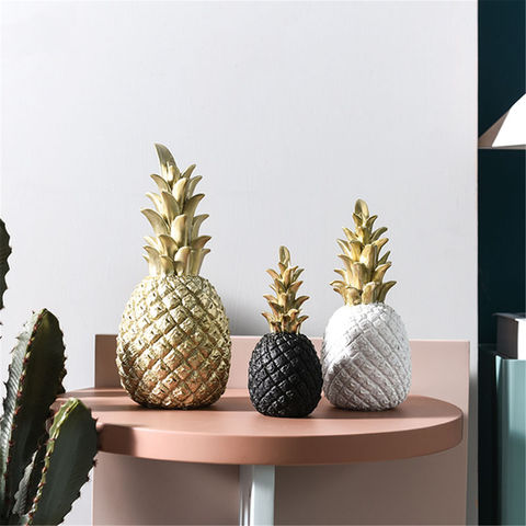 Nordic Modern Pineapple Ornaments Living Room Desktop Craft Home Decor Gift *DC 