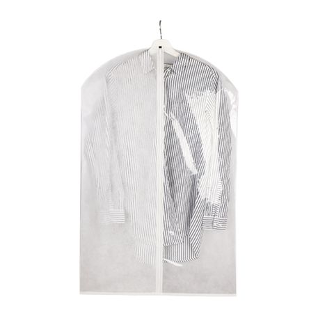 Plastic SUIT STORAGE Hanging BAG 24" x 36" Coat Shirt Protective zipper Travel 