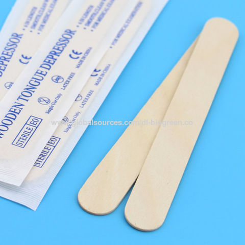 Buy Wholesale China Sterile Sterilized Disposable Wooden Tongue
