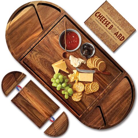 eco-friendly wooden cheese cutting board with