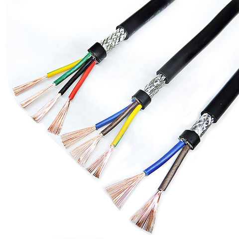 Shielded Led Display Data Cable China Double shielded multicores cable halogen free jacketed computer ...