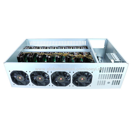 OEM/ODM Service Mining Rig Sever PSU 2000W 8 gpu Frame Chassis Support ...