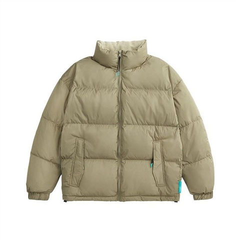 Essential Down Zip-Front Puffer Jacket