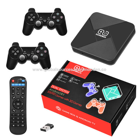 Dual System 4K TV Game Stick for Android Smart TV Box for PS1/N64/GBA/SNES