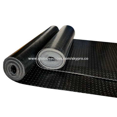 Rubber discount studded mat