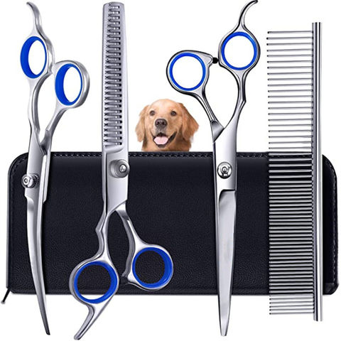 Buy Wholesale China Pet Dog Grooming Cleaning Scissor Set Stainless Steel Pet  Grooming Scissors Dog Hair Scissors & Pet Grooming Scissors at USD  |  Global Sources