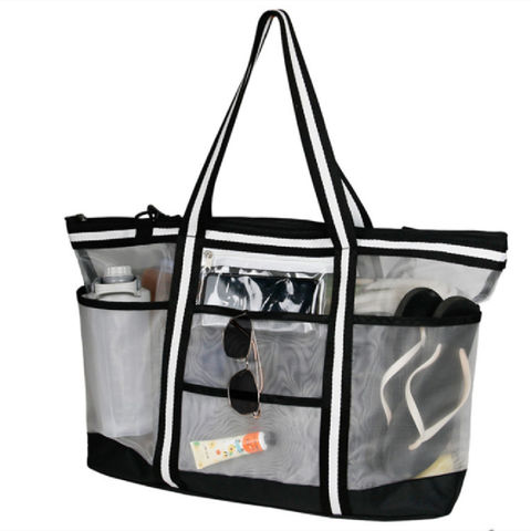 beach tote with pockets