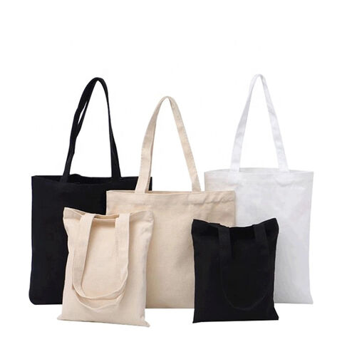 Bestseller Canvas Tragetasche mit schwarzem Griff, bedruckte Werbe-Baumwolltasche im Großhandel for sale at factory direct price