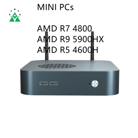 China AMD R7 4800H MINI PCs 7nm 8 cores 8smart cache DDR4 SSD barebone ...
