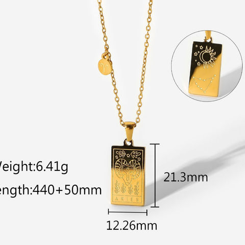 Buy Wholesale China 12 Zodiac Necklace 