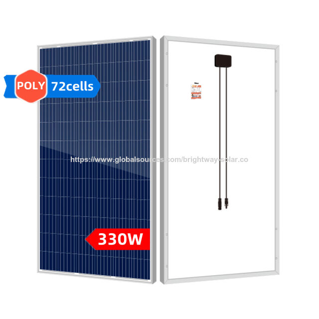 Sistema de energía solar fotovoltaica aislado para tejados, banco de energía solar de 330W for sale at factory direct price