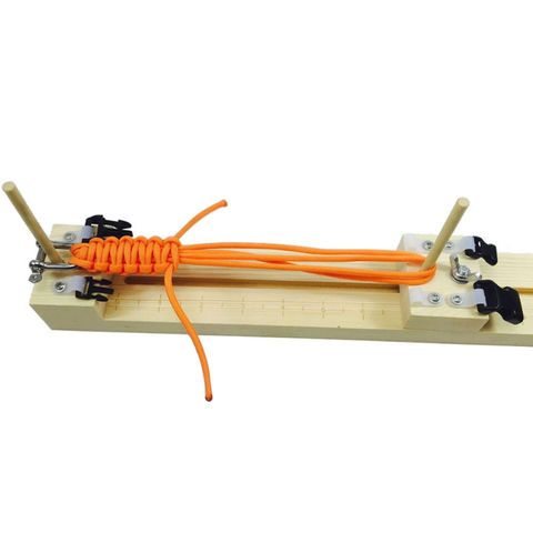 Wooden Jig Paracord Bracelet Maker Kit Parachute Cord Braid Tool Small Size 