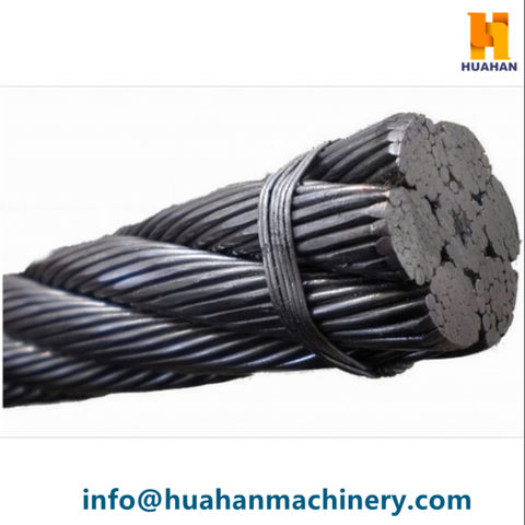 China 6X36SW + FC/IWR line contacted steel wire rope, ungalvanized or ...