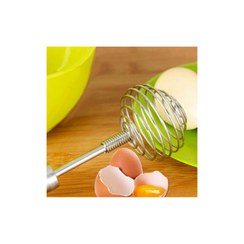 Egg Whisk/Separators Plastic Hand Crank Push Whisk Blender, Large Capacity  Hand Mixer PP Handheld Egg Beater for Egg Beater, Milk Frother