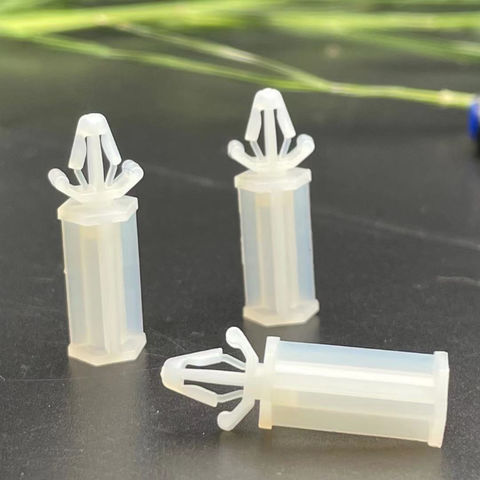 M3 M4 Hex Hexagon Nylon Plastic Standoff Spacer Lock Push In Clip On ...