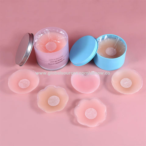 Breast Petals Invisible Reusable Silicone Adhesive Boobs Bras Sticky Nipple  Covers Pasties - China Nipple Covers Disposable and Breast Pasties price