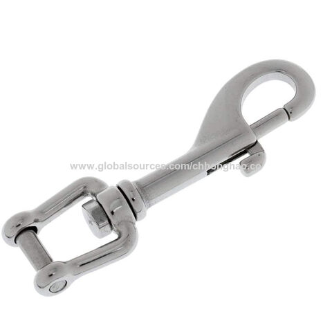 Factory Direct High Quality China Wholesale Heavy Duty 316 Stainless Steel  Swivel Shackle Bolt Snap Hook For Outdoor Camping Fishing Sports $5.9 from  Chongqing Honghao Technology Co.,Ltd