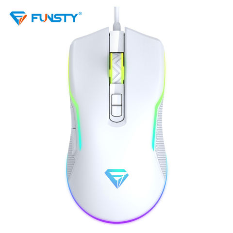 white mouse with side buttons