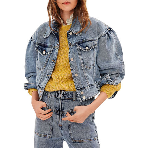 Veste court en discount jean