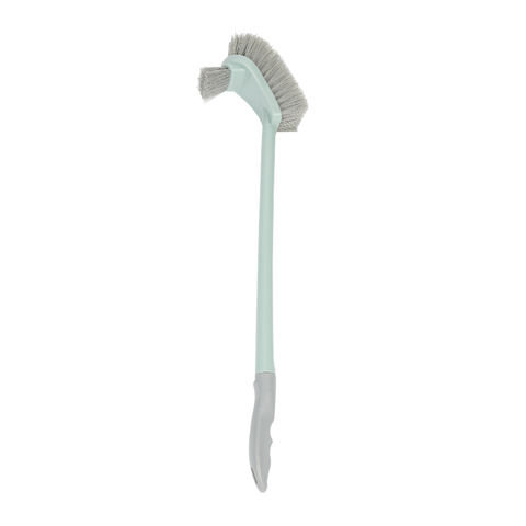 Portable High Quality Toilet Brush Plastic Long Handle Scrub Brush N3