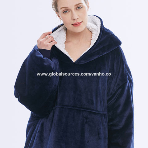 Sudadera con capucha de gran tamaño para mujer, pijama de invierno
