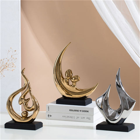 Ceramic Art Crafts Golden Ornament Gold Plated Modern Home Decor Accessories For Decoration Other China On Globalsources Com - Unique Home Decor Accessories