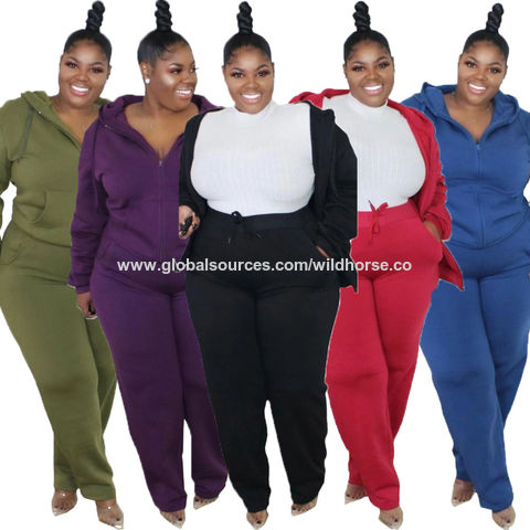 Ladies Plus Size Wholesale/Custom Logo Cotton Spandex Printed Capri Jogging  Suits - China Tracksuits Suit and Sportss Suit price