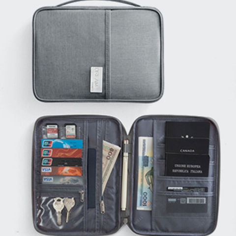 Reisepass-Tasche im Euramerican-Stil, hochwertige, wasserdichte Oxford-Gewebe, kationische Kartentasche