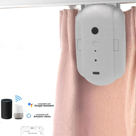 Alexa Tuya Bluetooth Smart Curtain Swithbot Electric Curtain Robot APP  Voice Timing Control Google Home