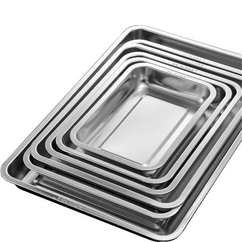 Stainless Steel Round Flat Tray 35cm - Bespoke Tableware