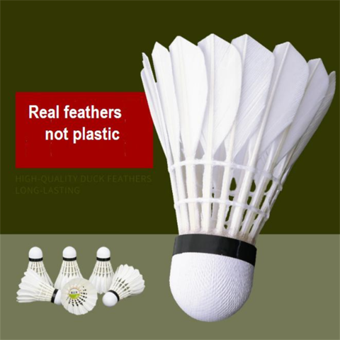 pols man beroemd Buy Wholesale China Badminton Balls Shuttlecock White Feather Flying  Stability Durable Training Indoor Outdoor Sports & Badminton Balls at USD  0.39 | Global Sources