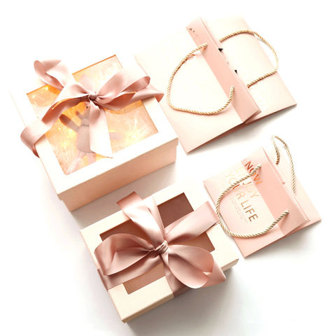 Amazon.com: Mobestech 3pcs Boxes Gift Boxes Valentines Gifts for Her Paper  Bamboo Spray Bottle Cow Cake Toppers Heaven and Earth Cover Scarf Ribbon Gift  Case Packing Box Birthday Present Carton Clothing :