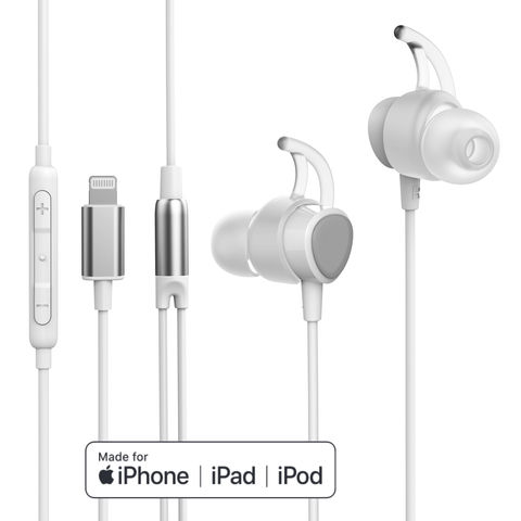 Acheter Écouteurs filaires Bluetooth avec micro, casque d'écoute avec  contrôle du Volume, Super basses, pour Iphone 12 11 Pro Max Xs Xr X 7 8 6  6s 5s