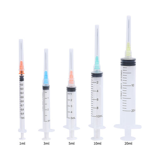Buy Wholesale China 1ml 3 Ml 5ml 10ml 20ml 60ml Disposable Plastic Luer  Lock Syringes With Needle & Disposable Syringes at USD 0.04