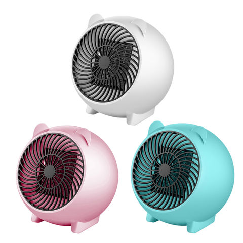 500W Portable Electric Heater Fan Timing Air Warmer Handy Mini Desk Home Office