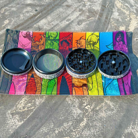 Wholesale Multifunction Portable LED Tray for Smoking Grinder Tobacco Case  Pallet Rolling Tray With Lid Smoking Accessories
