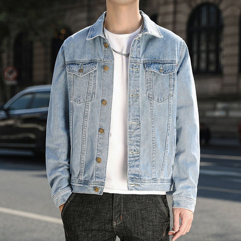 Ripped Oversized Men's Denim Jacket - 2023 Spring – Jeans4you.shop
