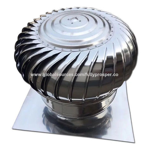 Ventilateur à turbine de toit métallique pour tuyaux de diamètre 360 mm