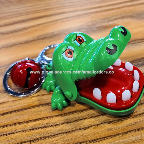Buy Wholesale China Keychain Crocodile Bite Hand Fun Clip Hand Toy Backpack  Pendant Male Bell Smallorders Gg020992 & Keychain at USD 2.25