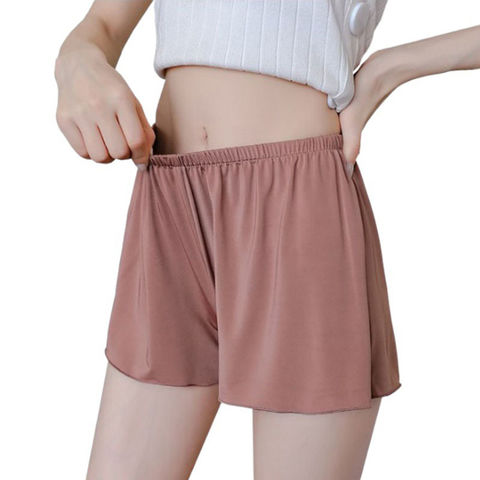 Women Boxer Shorts New Safety Pants Women's Large Size Thin Silky