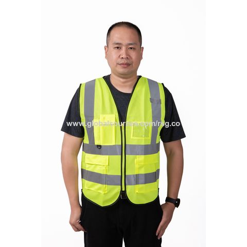 Factory Supplier Safety Reflective Vest, 100% Polyester Protection ...