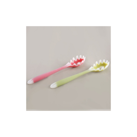 Silicone Large Scoop Colander Strainer, Slotted Pasta Spoon, Skimmer