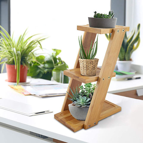 Etagère échelle 3 niveaux - Etagere Porte Plantes et Fleurs